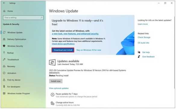 Komputer Saya tidak mendapat Update Windows 11